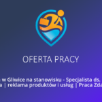 Praca w Gliwice na stanowisku – Specjalista ds. Obsługi Klienta Odpisywanie na wiadomości Praca Zdalna