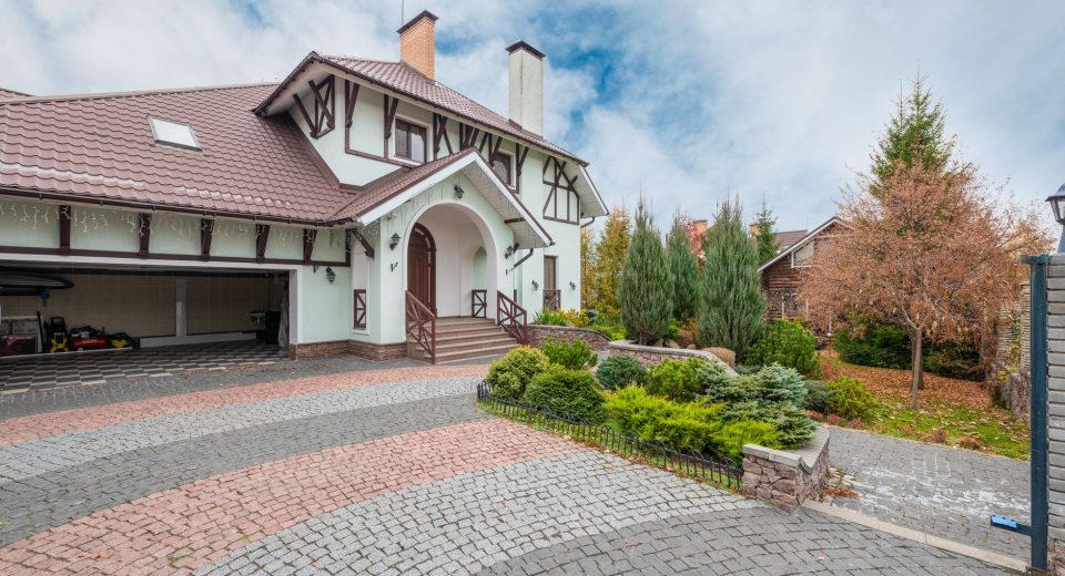 Podjazd z kostki brukowej